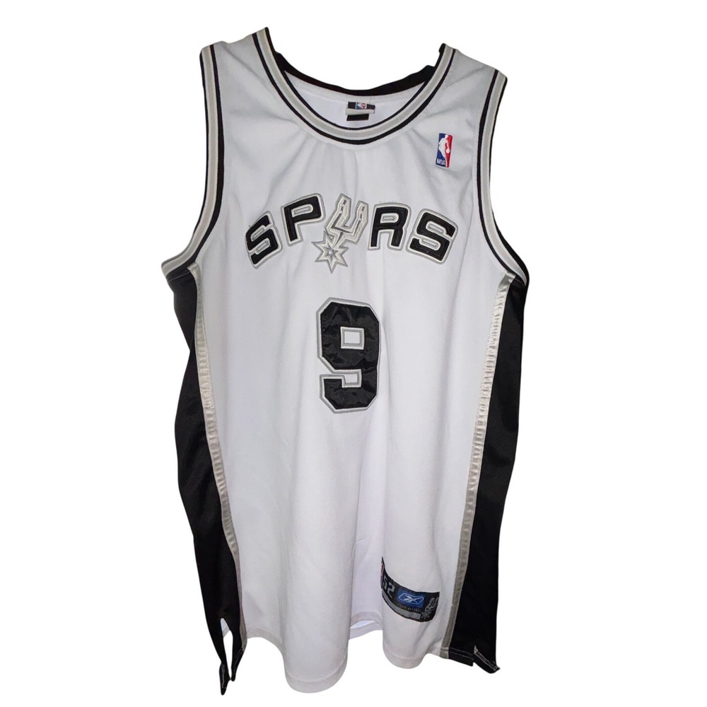 Tony Parker #9 Spurs Reebok Authentic Collection Jersey Size 52 XXL Stitched
